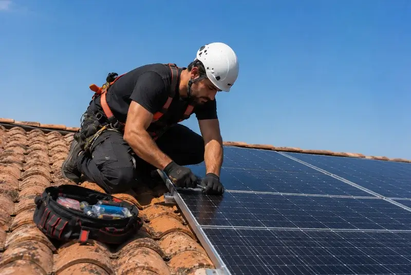 Maintenance et monitoring de panneaux solaires à Bascons