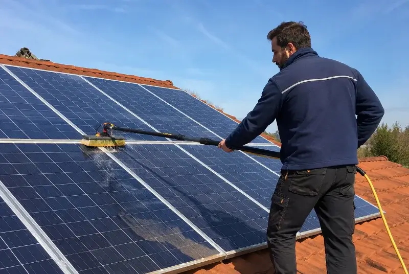Nettoyage et entretien de panneaux solaires à Bascons